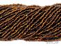 Silver Lined Root Beer Square Hole 11-0 Seed Bead Hank